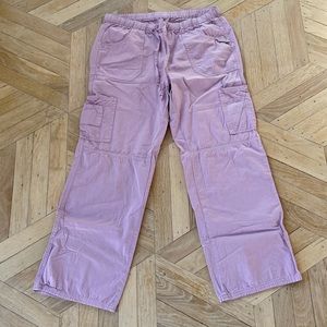 Brandy Melville Lavender Cargo Pants *Flawed*